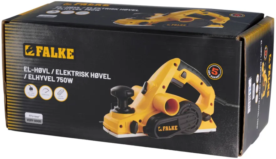 Falke® elhøvl 750 W