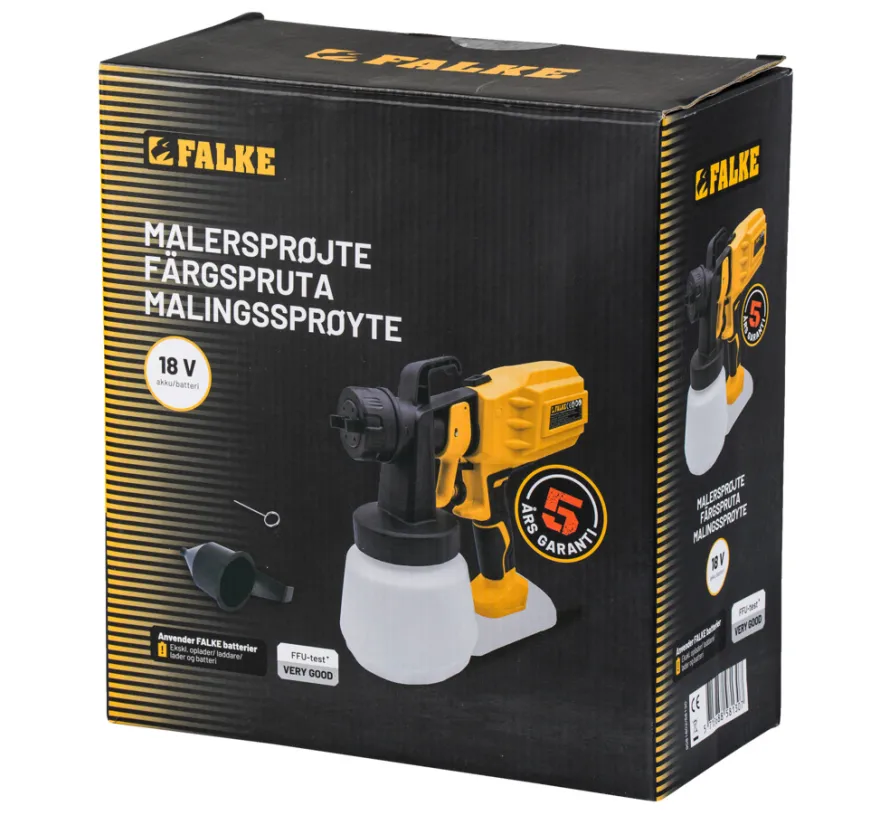 Falke® malersprøjte akku 18 V