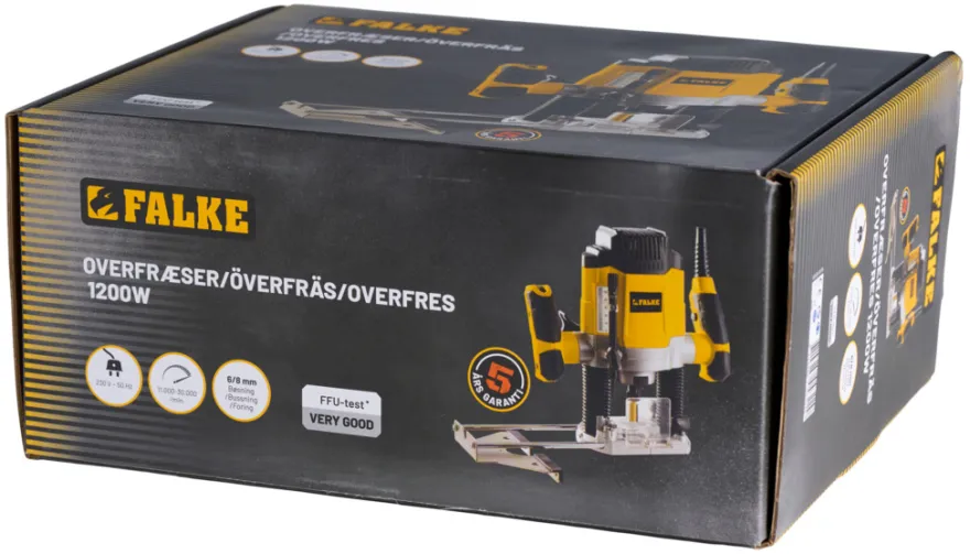 Falke® overfræser 1200 W