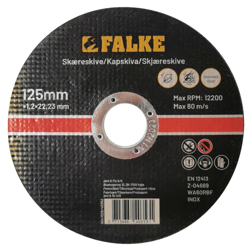 Falke® skæreskive Ø125 mm til metal
