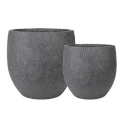 Fiberkrukke grå 2-pk.