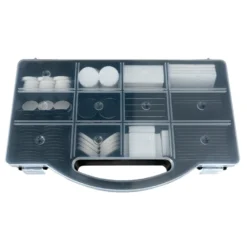 Filtpuder sort/hvid i boks 275 stk.