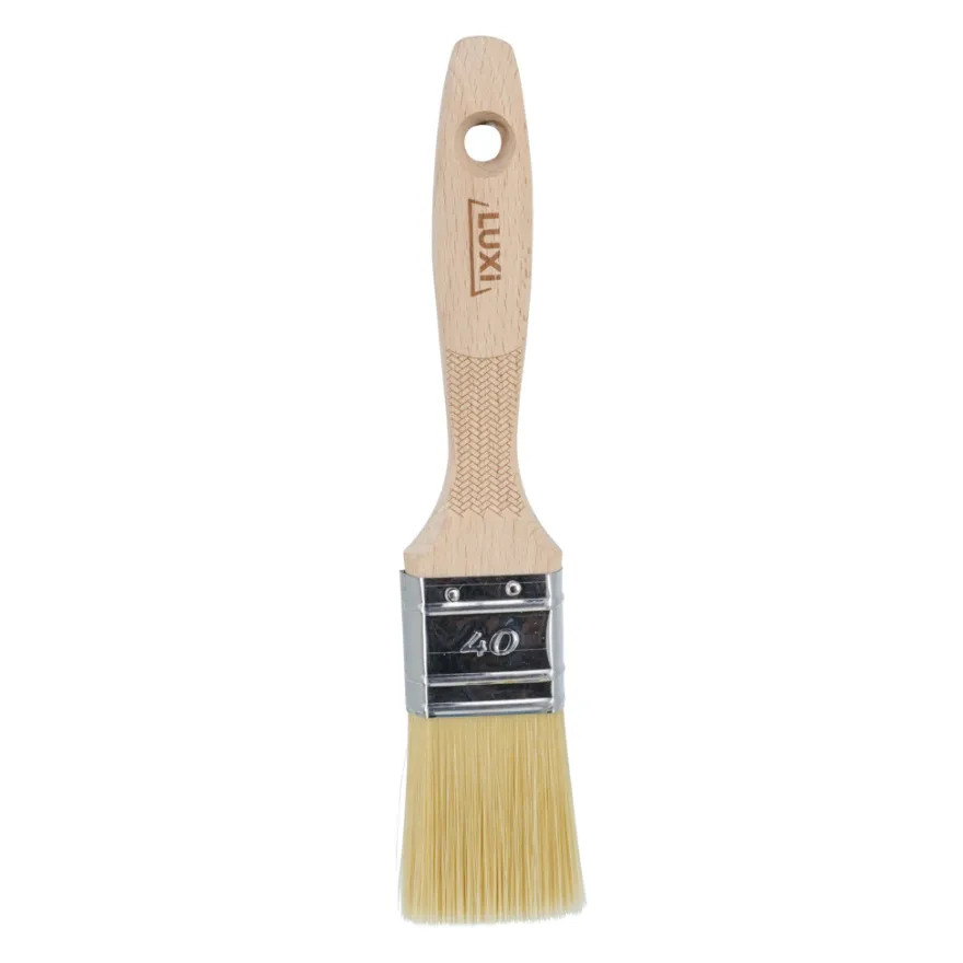 Fladpensel m/træskaft 40 mm - LUXI®