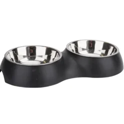 Foderskål dobbelt 33 x 17,5 cm - PetZone