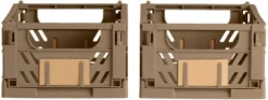 Foldekasse brun 3,3 liter 2-pk. - DAY
