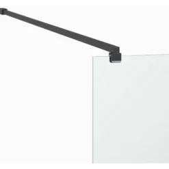 Forhængsstang 110 cm sort - Mikelo