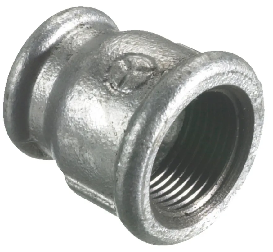 Formmuffe galvaniseret 1" x 3/4"