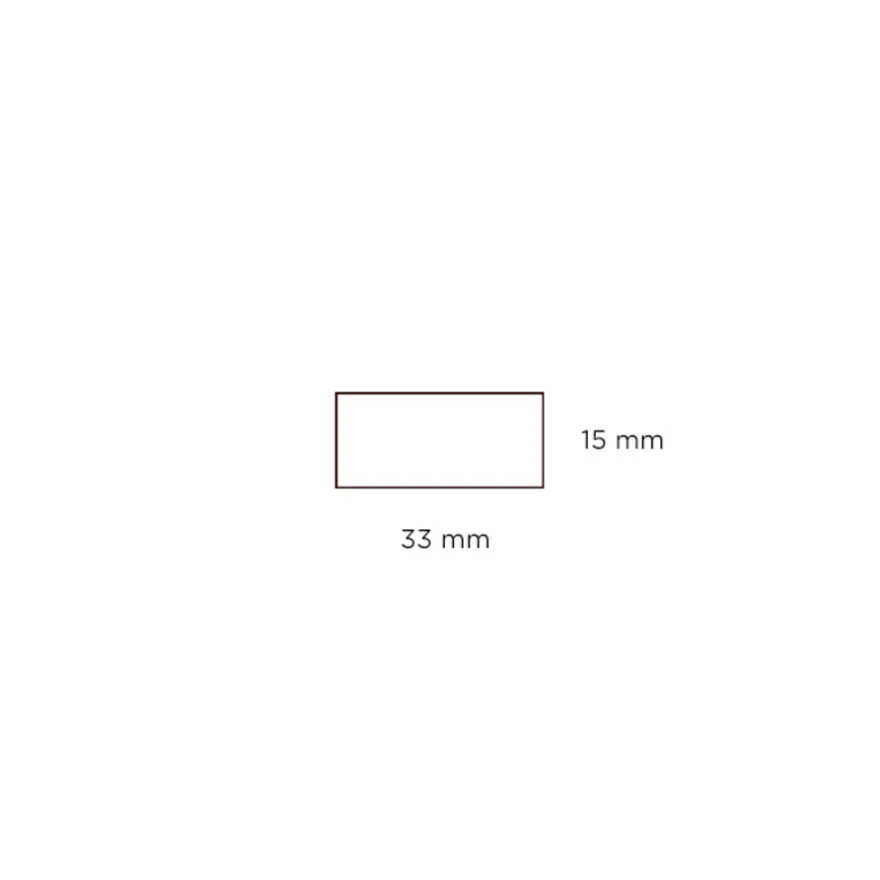Forrammeliste fyr - 15 x 33 x 3000 mm
