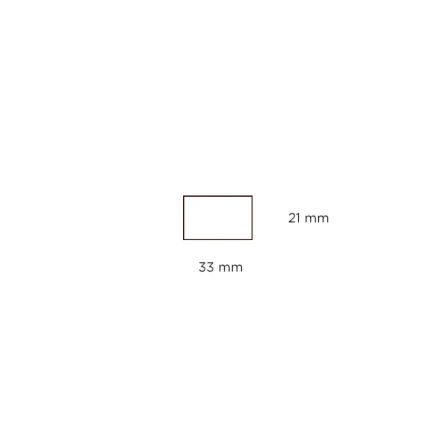 Forrammeliste fyr - 21 x 33 x 3000 mm