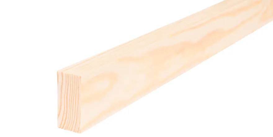 Forrammeliste fyr - 21 x 33 x 3000 mm
