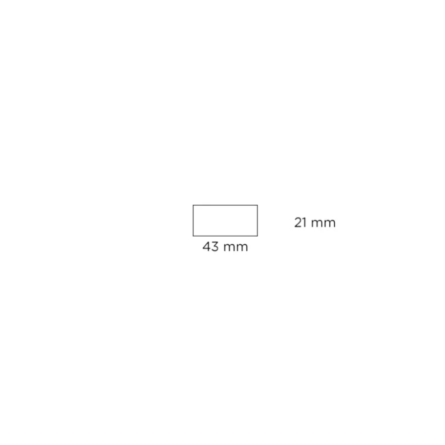 Forrammeliste fyr - 21 x 43 x 3000 mm