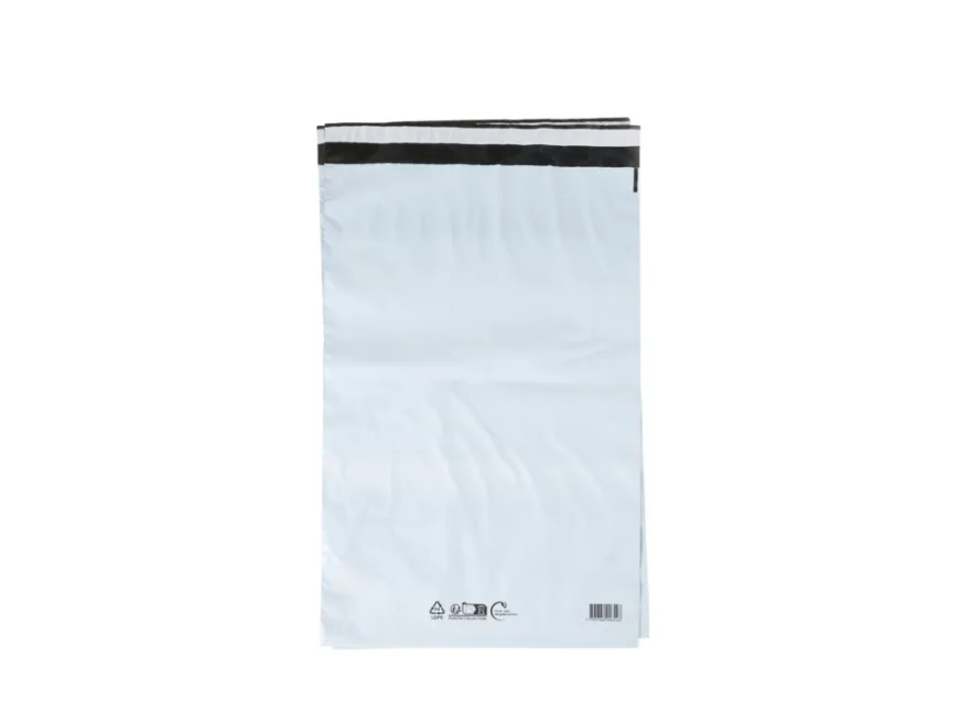 Forsendelsespose sort plast 40 x 60 cm