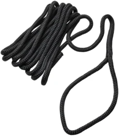 Fortøjningsline sort Ø14 mm x 6 meter