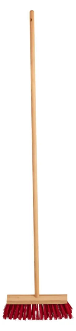 Gadekost 30 cm m/træskaft 140 cm - Garden®