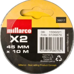 Gaffatape 45 mm x 10 meter 2-pk