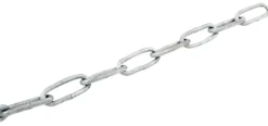 Galvaniseret kæde langleddet Ø4 mm x 5 meter