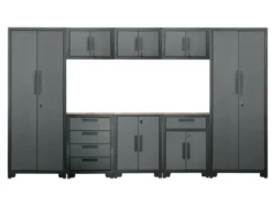 Garageopbevaringsmøbel H192,5 x B330 x D47,2 cm