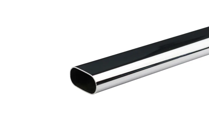 Garderobestang forkromet 1 meter