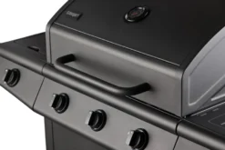Gasgrill 3 brændere og sidebrænder sort - Grillexpert®