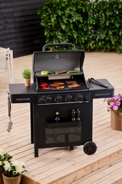 Gasgrill m/4 brændere & bagbrænder - Grillexpert®
