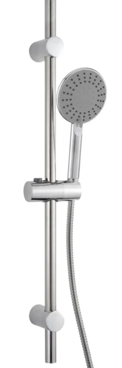 GEYSER® brusestangsæt Ø125 mm 5-jet krom