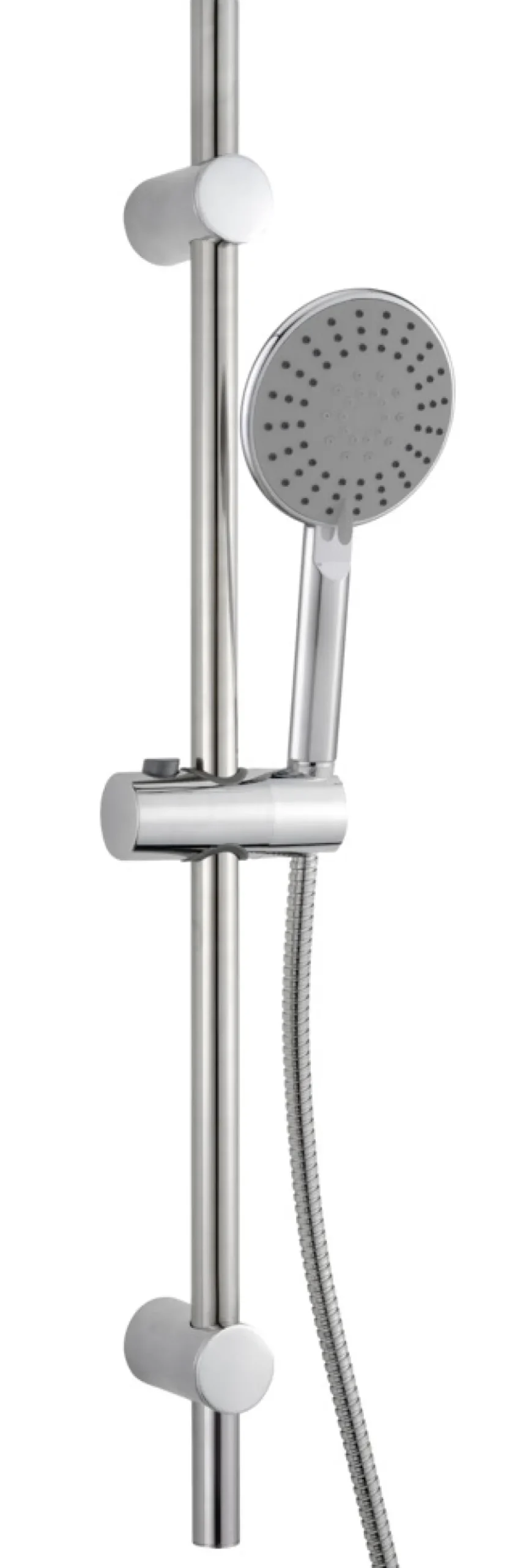 GEYSER® brusestangsæt Ø125 mm 5-jet krom