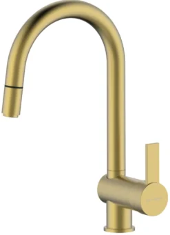 GEYSER® Max Flex køkkenarmatur børstet guld