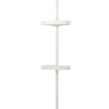 GEYSER® teleskophylde m/3 hylder hvid