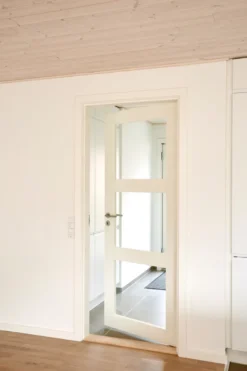 Glasdør Fashion 3 hvidmalet 82,5 x 204 cm
