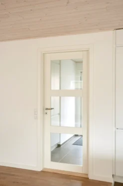 Glasdør Fashion 3 hvidmalet 82,5 x 204 cm