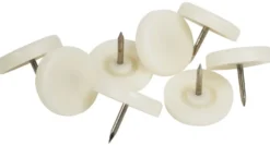 Glidesøm Ø25 mm hvid plast - 24 stk.