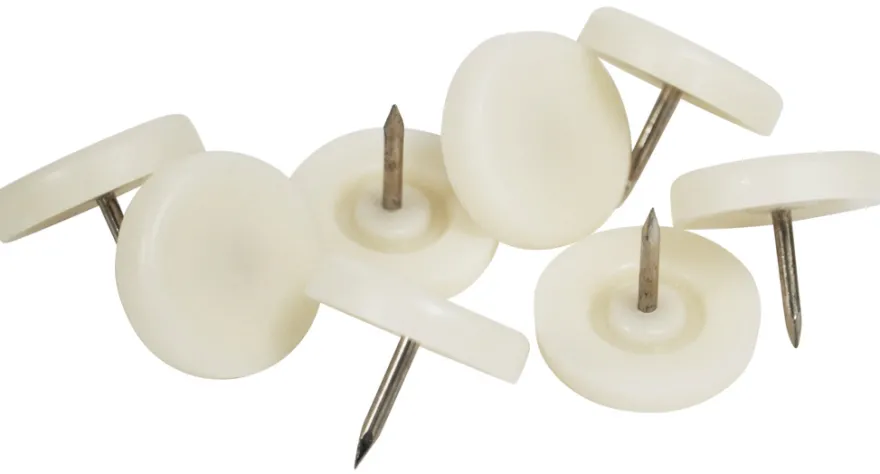 Glidesøm Ø25 mm hvid plast - 24 stk.