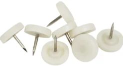 Glidesøm Ø20 mm hvid plast - 24 stk.