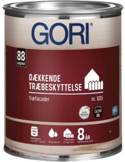 GORI 605 dækkende træbeskyttelse kridt 0,75 liter