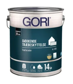GORI 618 dækkende træbeskyttelse kulsort 5 liter