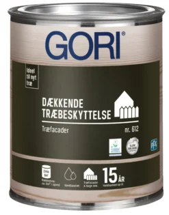 GORI 612 dækkende træbeskyttelse kridt 0,75 liter