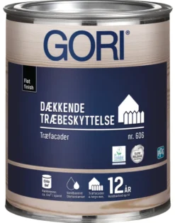 GORI 606 dækkende træbeskyttelse kridt 0,75 liter