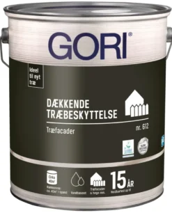 GORI 612 dækkende træbeskyttelse kridt 5 liter