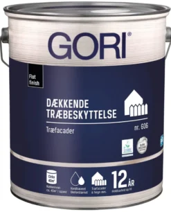 GORI 606 kulsort dækkende træbeskyttelse 5 liter