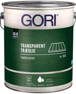 GORI 303 teak transparent træolie til terrasser 5 liter