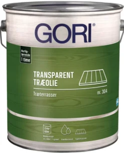 GORI 304 teak træolie til træterrasser 5 liter