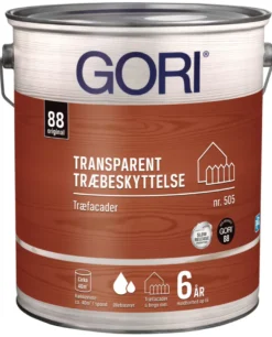 GORI 505 transparent træbeskyttelse nød 5 liter