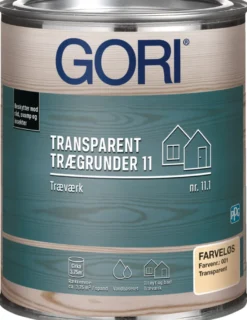 GORI 11.1 transparent trægrunder vandbaseret 750 ml