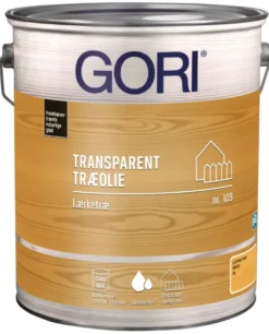 GORI 109 transparent træolie lærketræ 5 liter