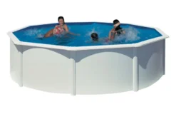 Gre poolpakke Ø460 cm 17450 liter hvid - Swim & Fun