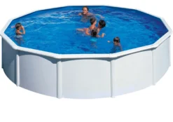 Gre poolpakke Ø550 cm 24944 liter hvid - Swim & Fun