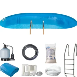 Gre poolpakke inground oval 38840 liter - Swim & Fun