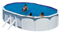 Gre poolpakke oval 25323 liter hvid - Swim & Fun