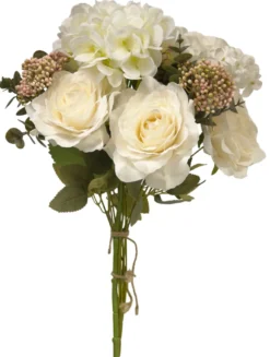 GREENIX kunstig blomsterbuket 4 varianter (assorteret)