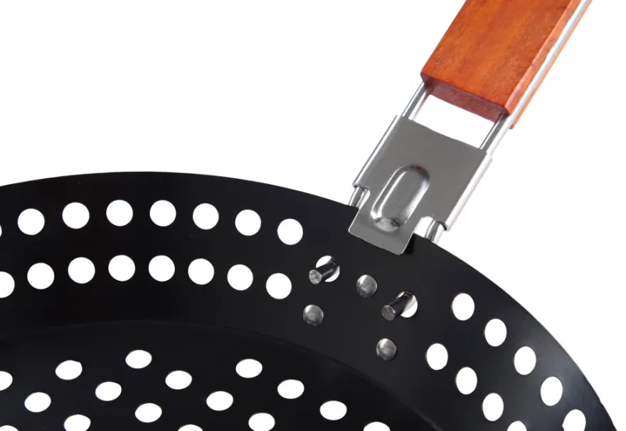 Grillpande 30,5 cm m/aftageligt håndtag - Grillexpert®